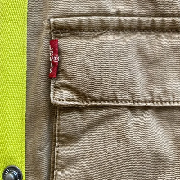 Levi’s women Olive Green Jacket Small - Picture 4 of 10
